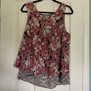 Lucky Brand boho sleeveless top M